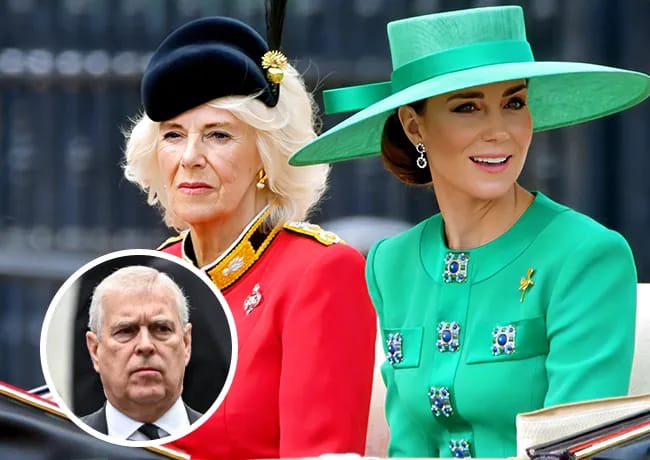 Queen Camilla Kate Middleton Prince Andrew