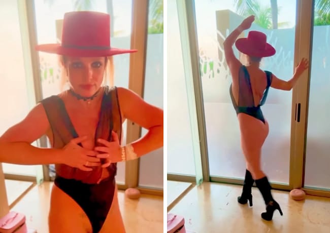 Britney Spears dancing video Instagram