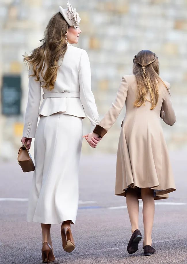 Kate Middleton and Princess Charlotte Easter Sunday 2026