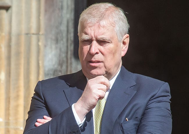 Ex Prince Andrew Easter Windsor Castle