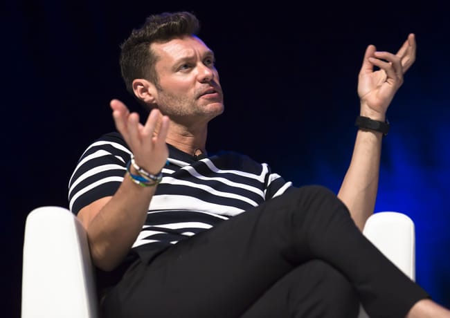 Ryan Seacrest speaking