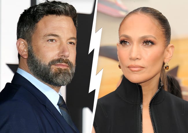 Ben Affleck and Jennifer Lopez split