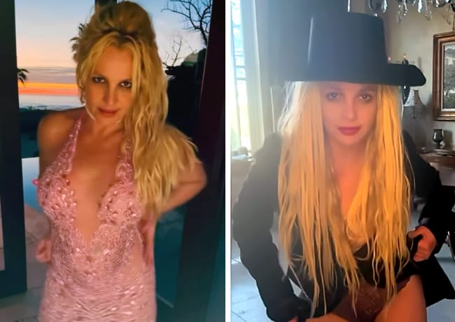 Britney Spears recent Instagram videos