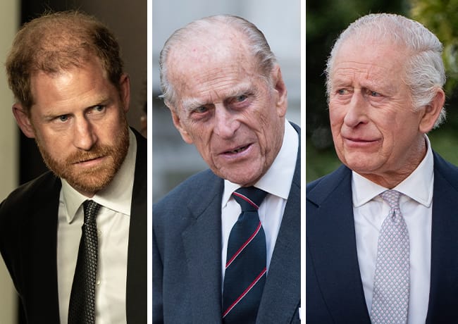 Prince Harry Prince Philip King Charles