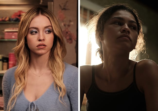 euphoria zendaya sydney sweeney
