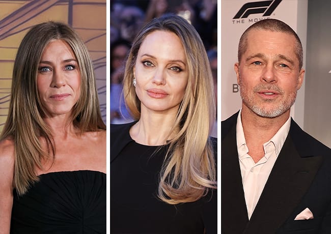 Jennifer Aniston Angelina Jolie Brad Pitt