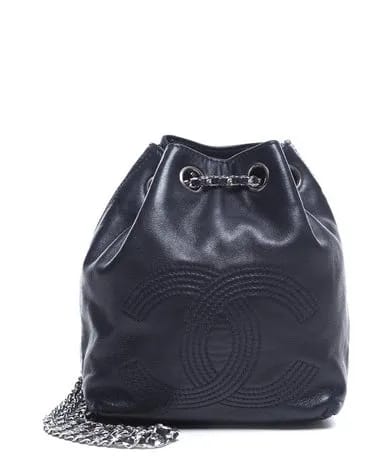 Chanel Lambskin CC Drawstring Mini Backpack Image from SHEfinds