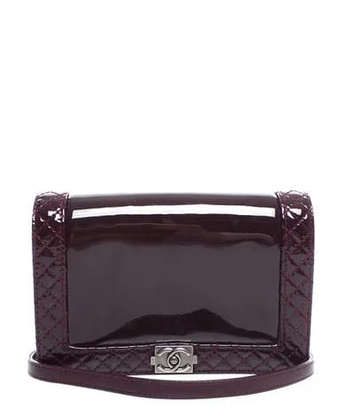 Chanel Patent Small Boy Reverso Bag Image from SHEfinds