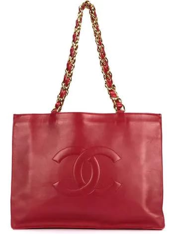 CHANEL VINTAGE CC shopper tote Image from SHEfinds