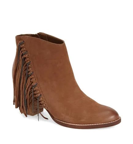 Dolce Vita 'Juneau' Fringe Bootie Close-up of trendy fashion item, model number 11035360.