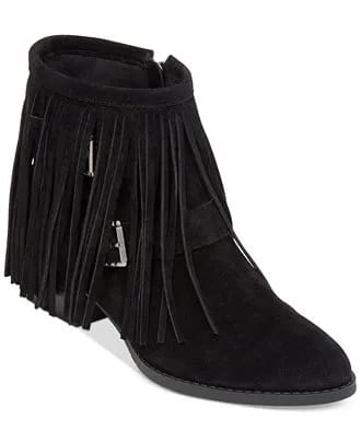 BCBGeneration Capricorn Fringe Booties Image from SHEfinds