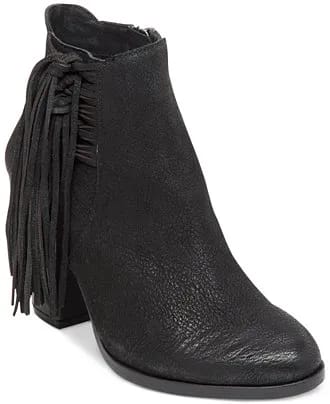 Vince Camuto Harlin Short Fringe Booties Image from SHEfinds