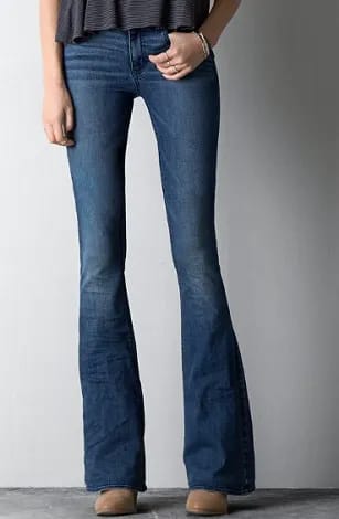 Hi-Rise Artist Flare Jean Image from SHEfinds