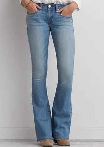 Boho Artist Flare Jean Image from SHEfinds