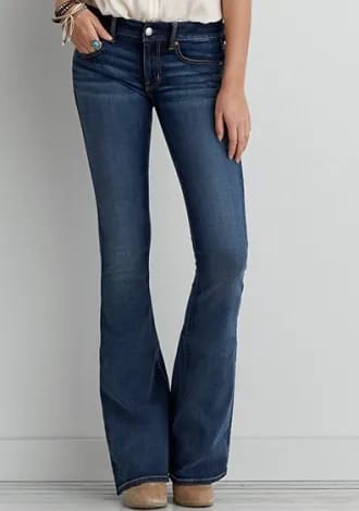 Boho Artist Flare Jean Image from SHEfinds