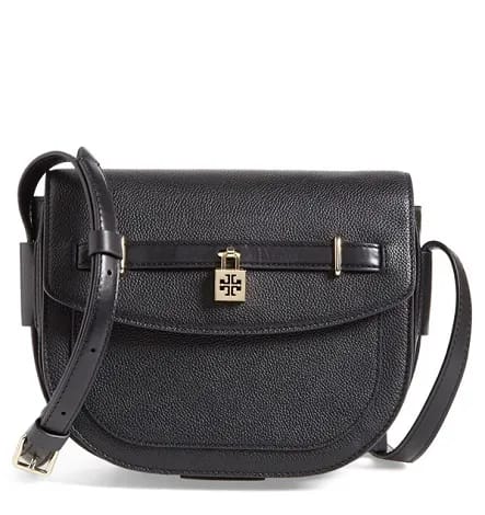 Tory Burch 'Padlock' Leather Crossbody Bag Image from SHEfinds