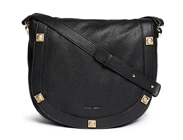'Sadie' small stud leather crossbody bag Image from SHEfinds