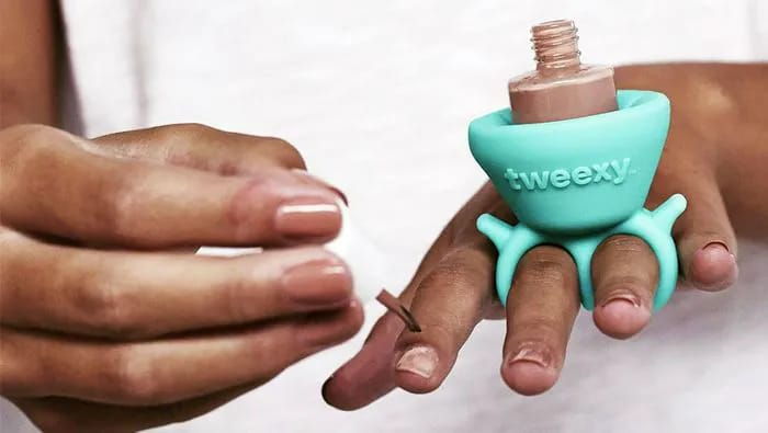 "Tweexy nail polish holder"