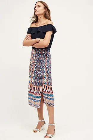 Wrapped Silk Skirt