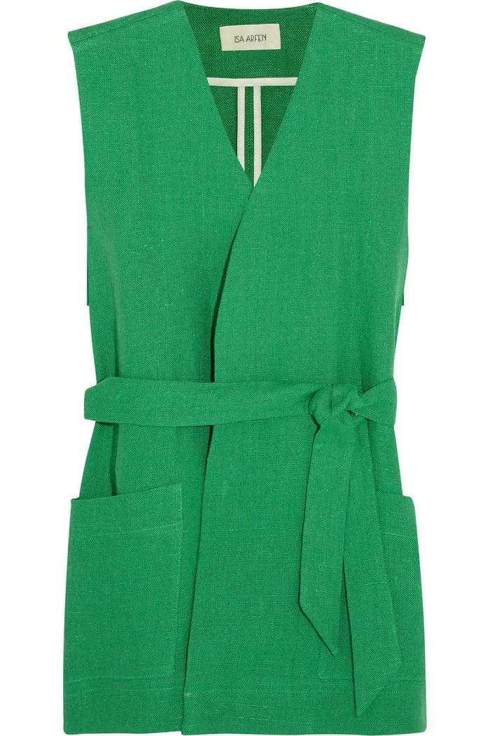 Isa Arfen Linen Vest