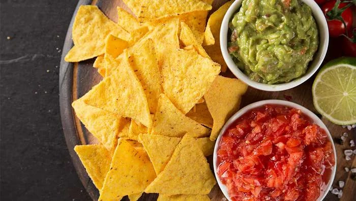 "Chips and salsa at a chain restaurant"