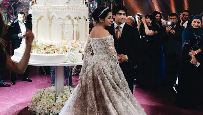"A $600,000 wedding dress"