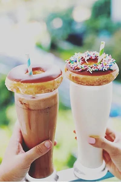 drinks and donuts
