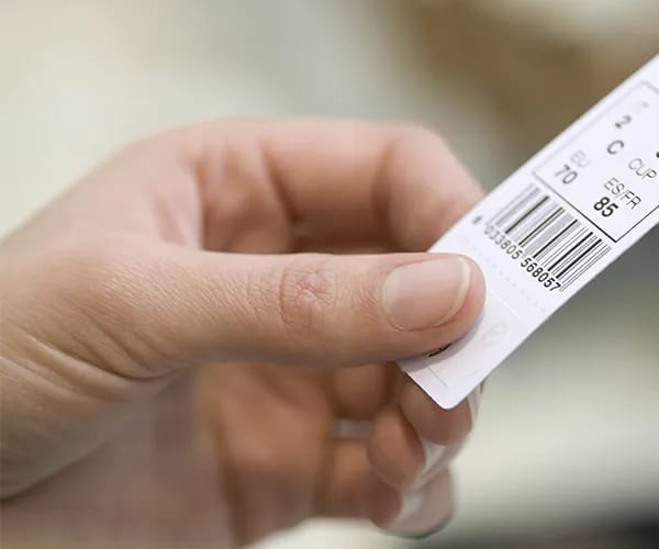 Pay attention to the cents in prices Price tag