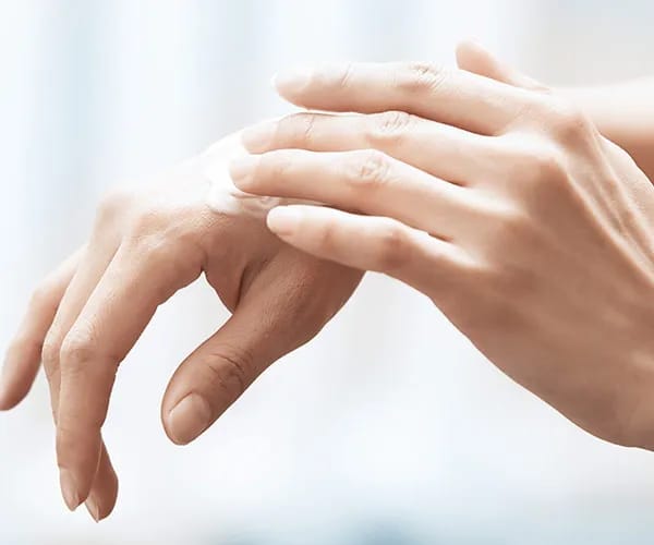 close up woman hands