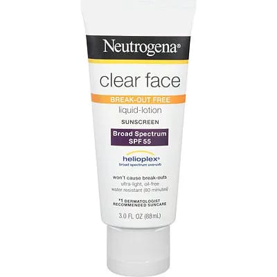 NEUTROGENA Clear Face Liquid-Lotion Sunblock