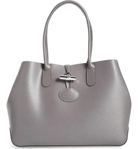 Longchamp Roseau Leather Shoulder Tote