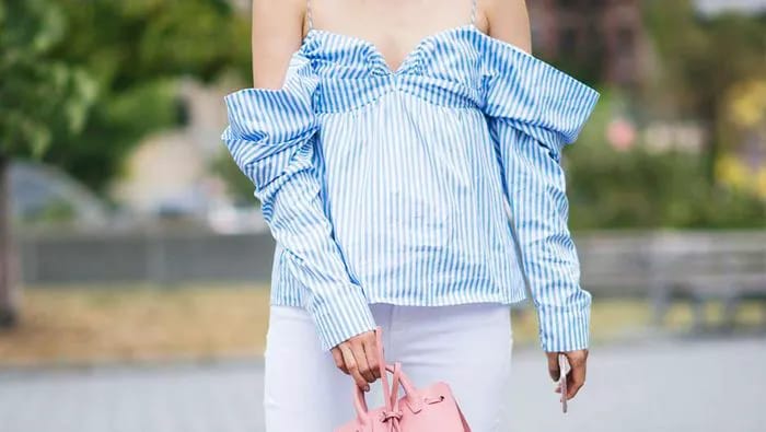 "Fashionable dress example with a unique design"