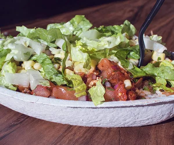 Veggie Burrito Bowl With Chipotle Sauce burrito bowl weight loss