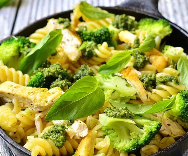 healthy skillet pasta