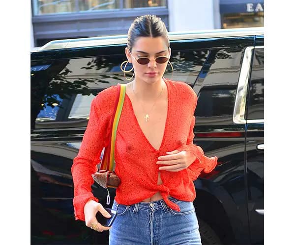 kendall jenner see-thru tops