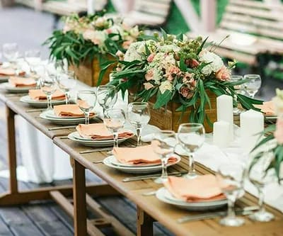 outdoor rustic wedding