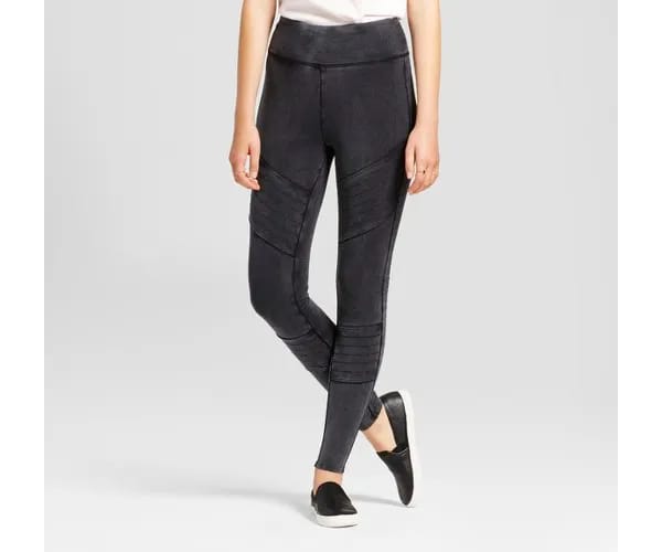 Women's High Waist Moto Leggings - Mossimo Supply Co.™ Black Target leggings
