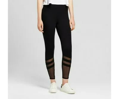 Women's Leggings with Mesh - Mossimo Supply Co.™ Black Target leggings