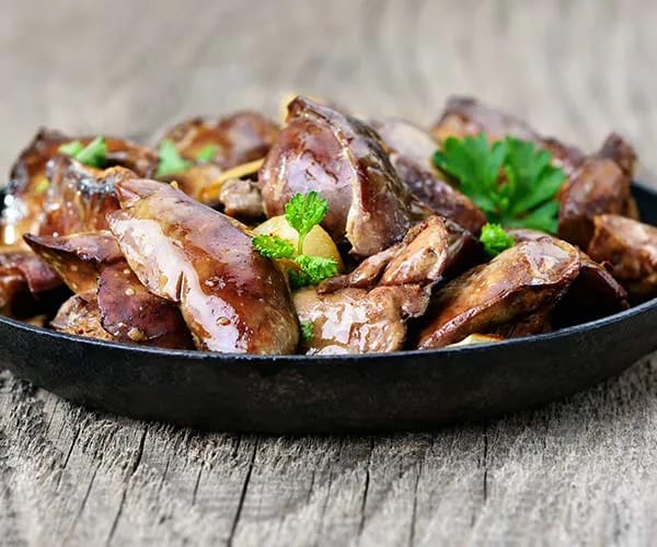 cooked liver