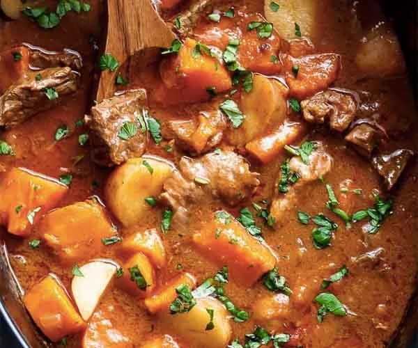 Beef & Sweet Potato Stew healthy beef stew recipe