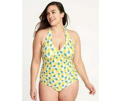 old navy plus size one-piece bathing suit