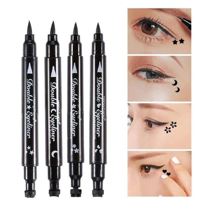 ZJChao Double-Ended Eyeliner That Makes Shapes On Your Eyes ZJChao Double-Ended Eyeliner