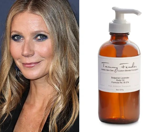 Gwyneth Paltrow gwyneth paltrow tammy fender's bulgarian lavender body oil