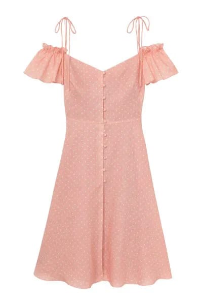 gal meets glam colleen dress pink