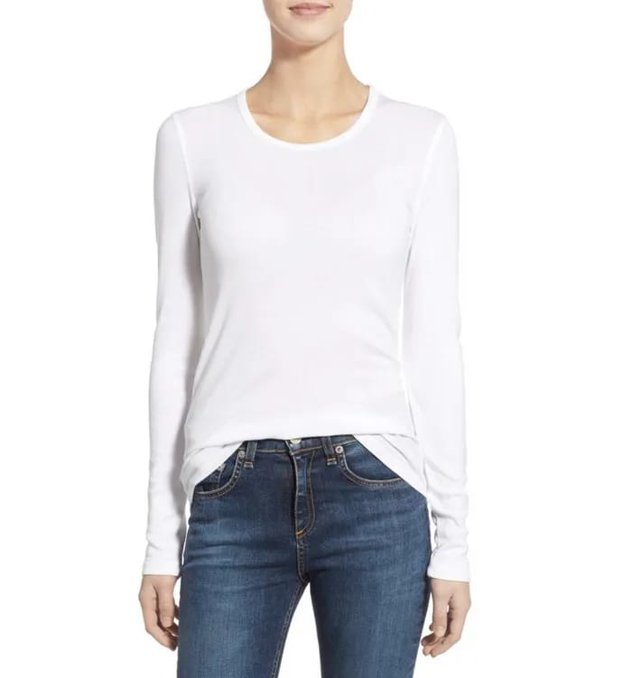 splendid white tee