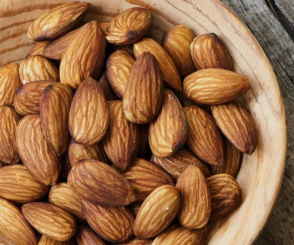 bowl of almonds