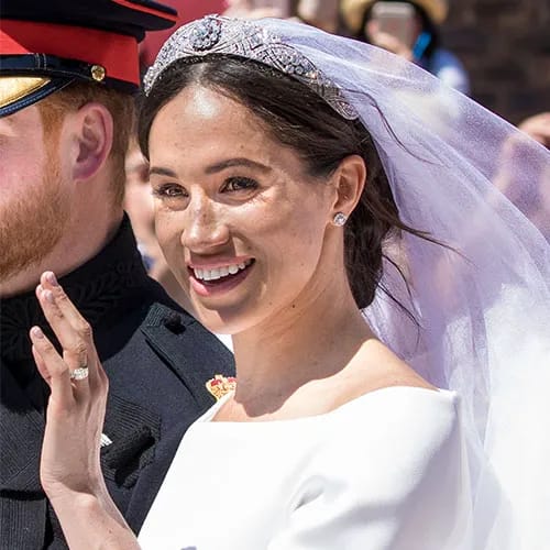 <h3>1. The Low Bun</h3> Meghan Markle