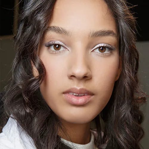 <h3>8. Silvers</h3> Silver Makeup