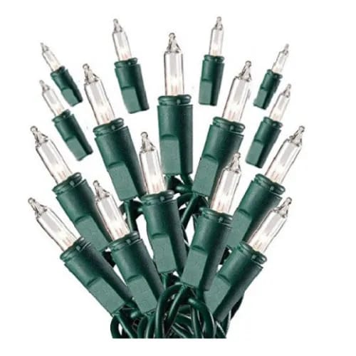 Colorful Christmas tree lights for holiday decor