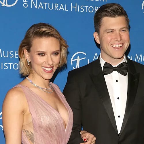 scarlett johansson and colin jost proposal